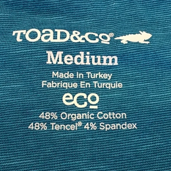 Toad&Co Blue A-line Midi Dress with Flutter Sleeves - Picture 7 of 11